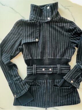 RARE Vintage Lululemon Pinstriped Full Metal Jacket Size 4